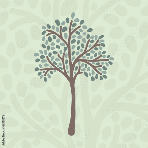 Vector tree illustration