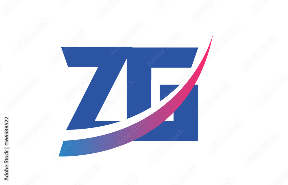 ZG Initial Logo for your startup venture