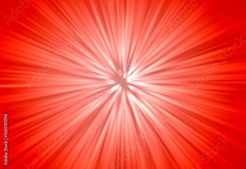 Red sparkles rays lights abstract background/texture. Luminous rays.