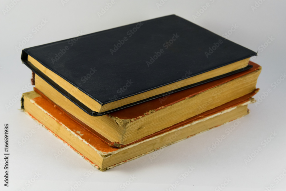 Old book isolated on a white background Old book isolated on a white background