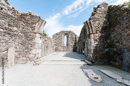 Ruins of the monastic cathedral at Glendalough  Ireland