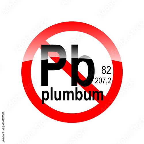 sign absence of harmful substances - plumbum