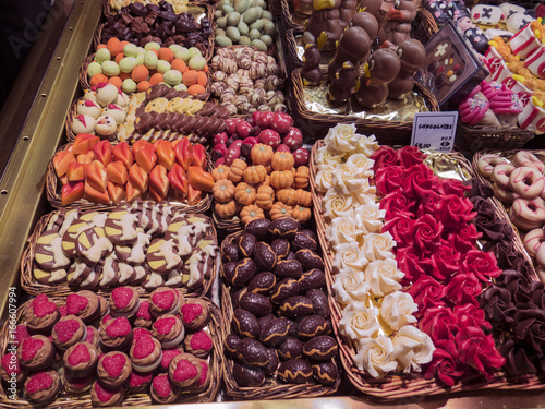 Sweets in the market