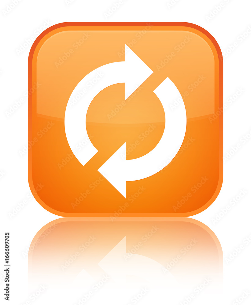 Update icon special orange square button Update icon special orange square button