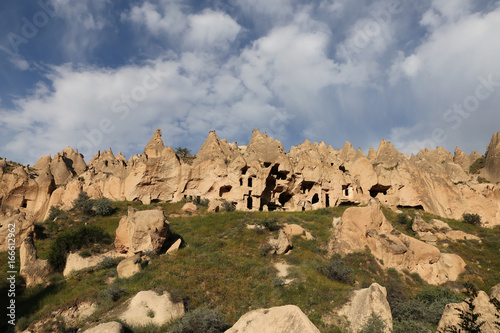 Rock Formations in Zelve Valley  Cappadocia