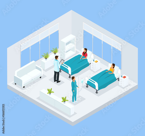 Isometric Medical Treatment Template