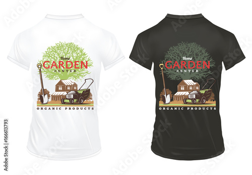Vintage Gardening Prints On Shirts Template