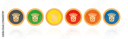 Pommes - Bronze Buttons