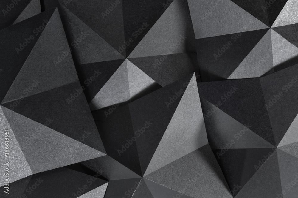 Black and white geometric shapes Black and white geometric shapes