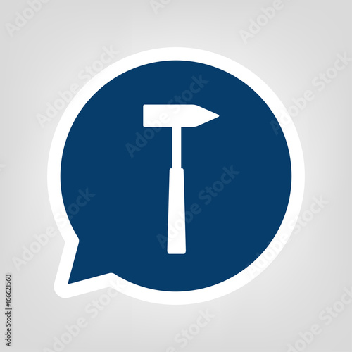 Sprechblase Hammer