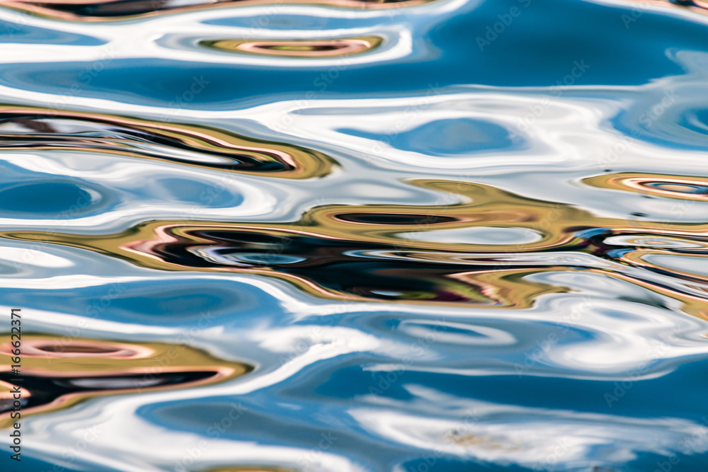 The smooth water in the pool as a background The smooth water in the pool as a background