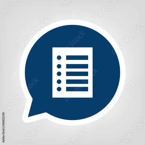 Sprechblase Liste