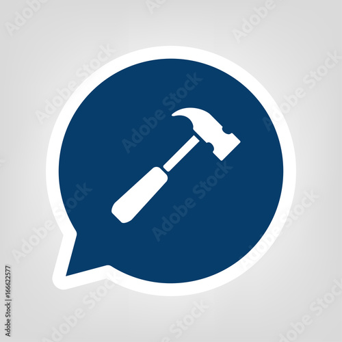 Sprechblase Hammer