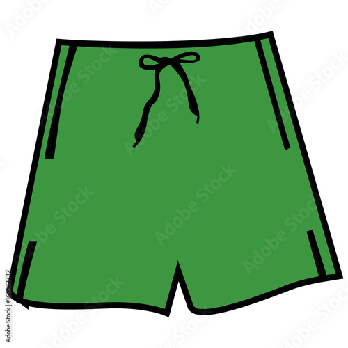 Isolated man swimsuit