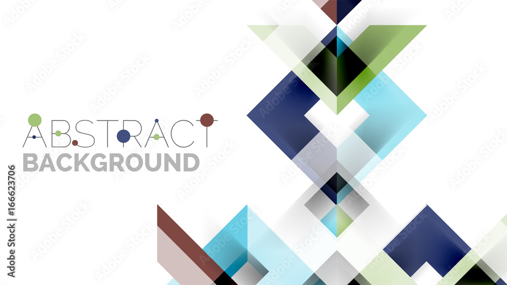 Business presentation geometric template Business presentation geometric template