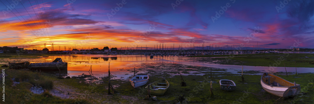 Old boats in Poole Harbour