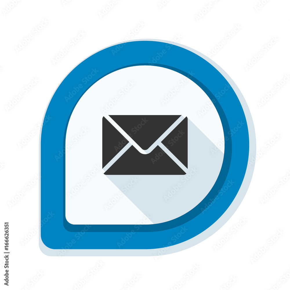 Mail sign button illustration Mail sign button illustration