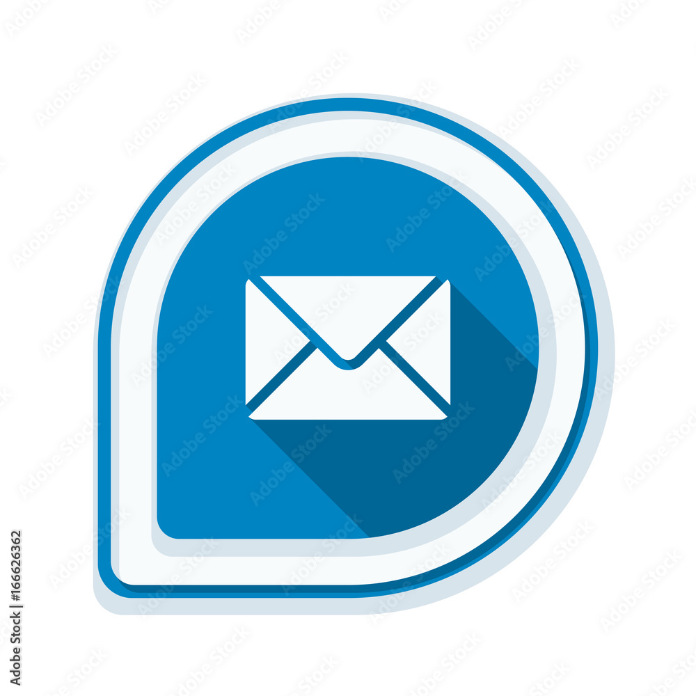 Mail sign button illustration Mail sign button illustration