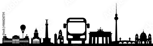 Skyline Berlin Bus