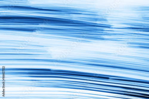 Motion blur blue waves background
