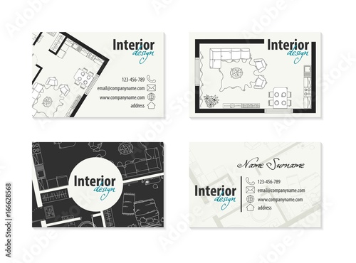 business card for an architect