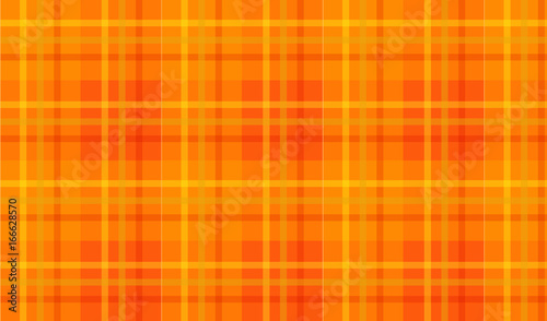 Fall Plaid Pattern with Orange and yellow