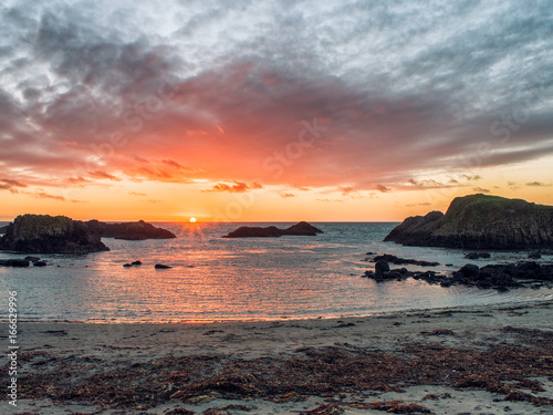 North coastline sunset Northern Ireland