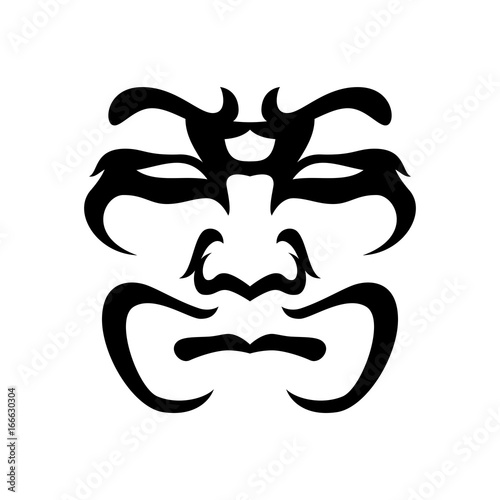 Japanese drama Kabuki face