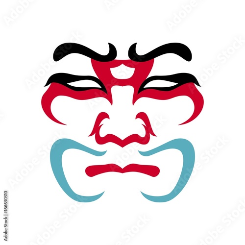 Japanese drama Kabuki face