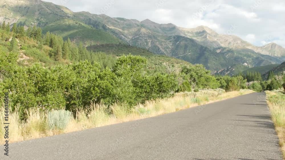 The Mount Nebo Loop Scenic Drive passes through the Uintah National Forest. The Mount Nebo Loop Scenic Drive passes through the Uintah National Forest.