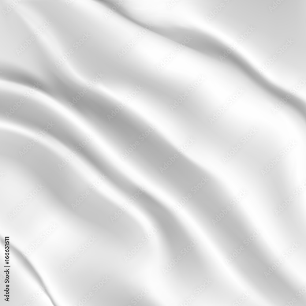 Fototapeta premium White silk fabric