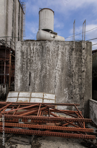 Old factory in industrial zone photo