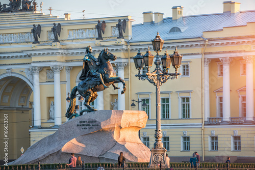 Canvastavla Царь Петр на коне Tsar Peter on horseback