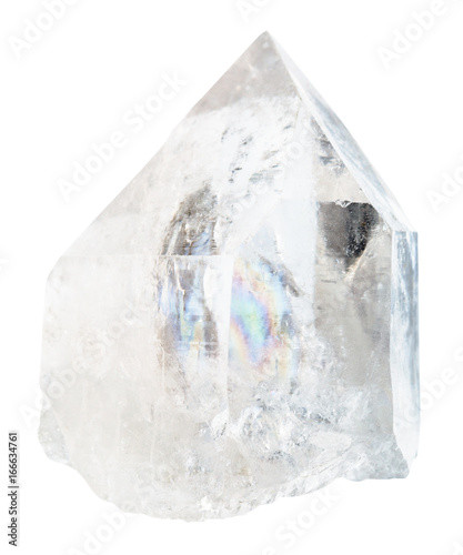 rock crystal isolated on white