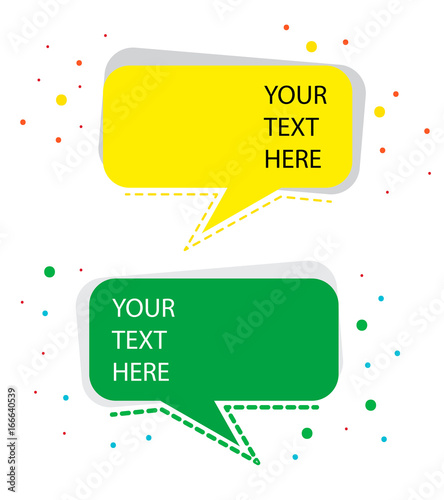 Geometric Banner with Flat Style. For poster or social media campaign.