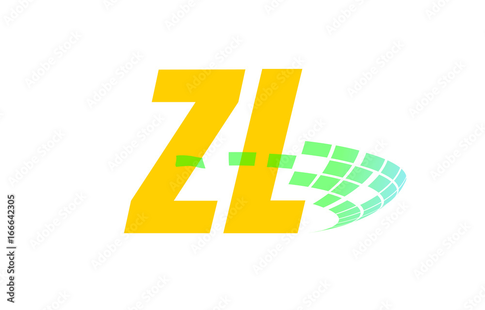 ZL Initial Logo for your startup venture ZL Initial Logo for your startup venture