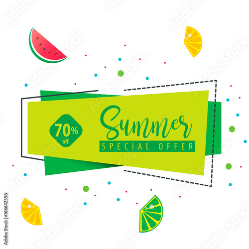 Summer Sale Design Banner for Business