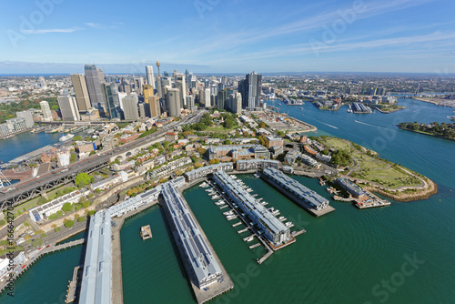 Millers Point and Sydney CBD from the north