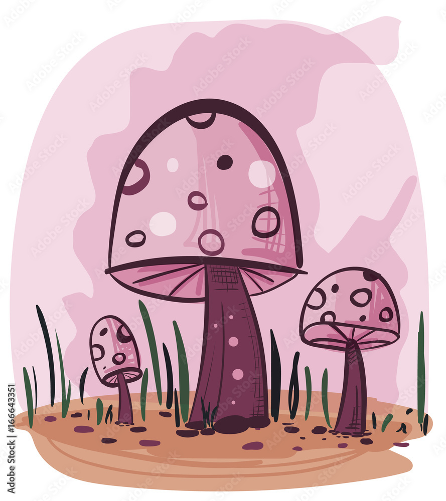 cartoon poison mushroom cartoon poison mushroom