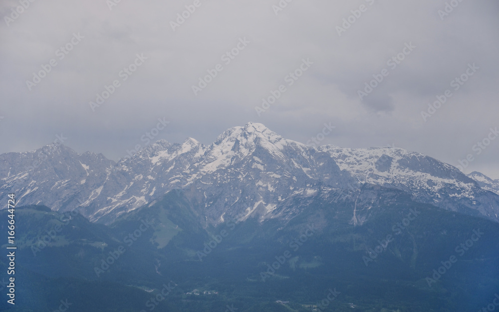 View from Untersberg Mountain in Salzburg, Austria