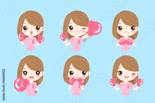 woman with breast cancer