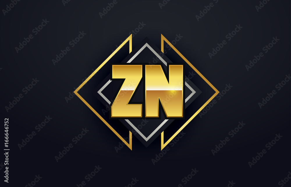 ZN Initial Logo for your startup venture