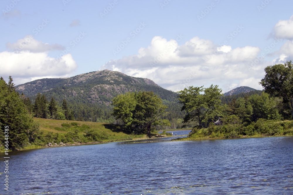 Mountain View in Acadia National Park in Maine, USA Mountain View in Acadia National Park in Maine, USA