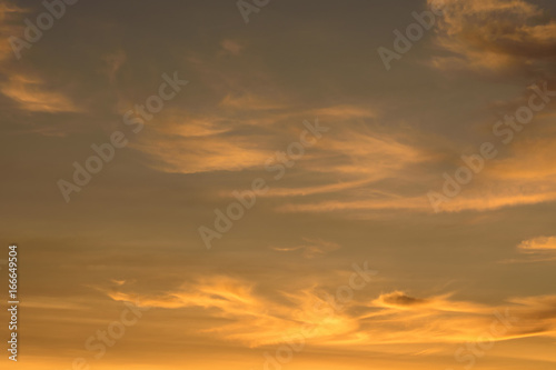 Orange sky background or abstract orange view.