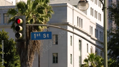 Los Angeles 1st St Sign