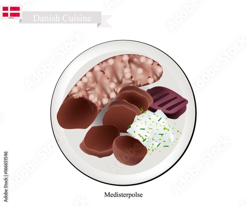 Medisterpolse or Pork Sausage, A Popular Dish in Denmark