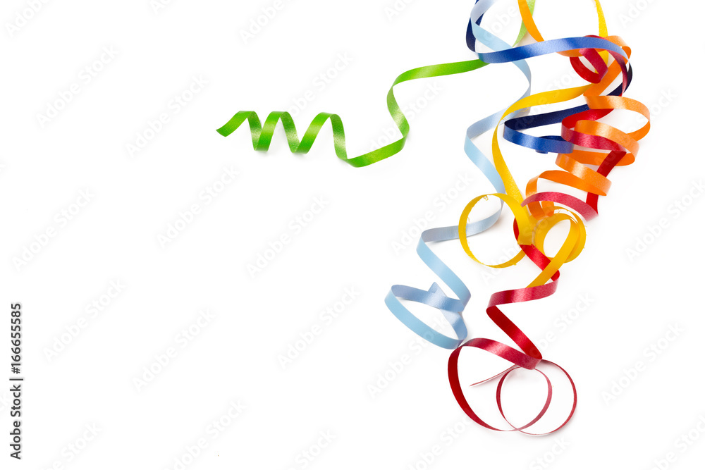 Party decoration isolated on white background