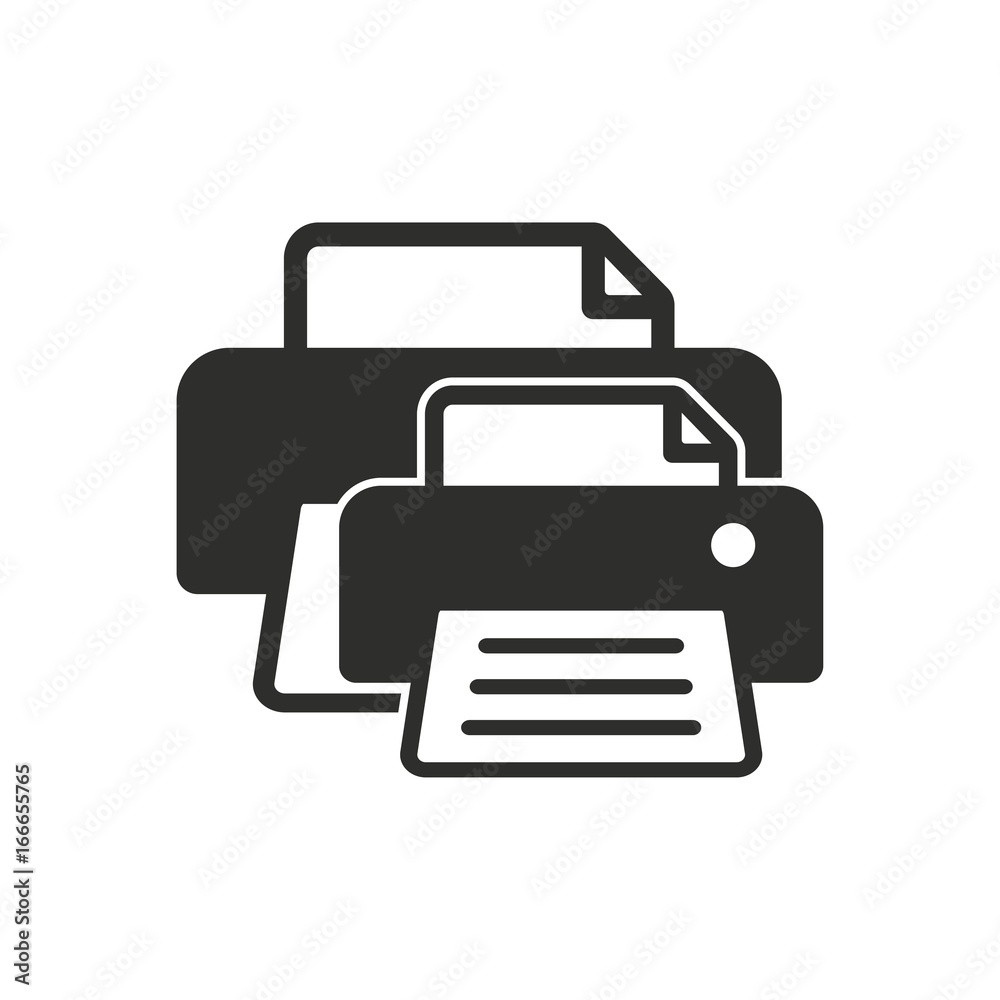 Printer vector icon.