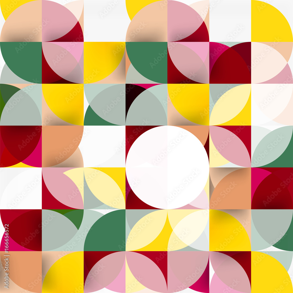 Modern geometrical abstract background circles