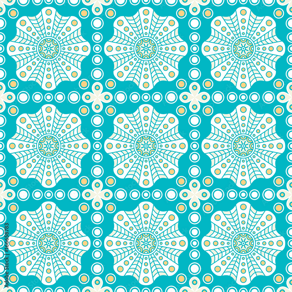Abstract repeating pattern in Boho style Abstract repeating pattern in Boho style